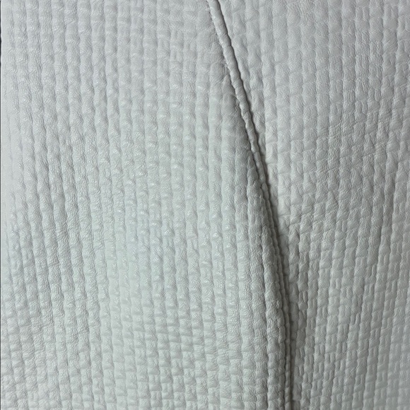 Calvin Klein Leather Women's Cream Faux Rider Jacket - Picture 6 of 13